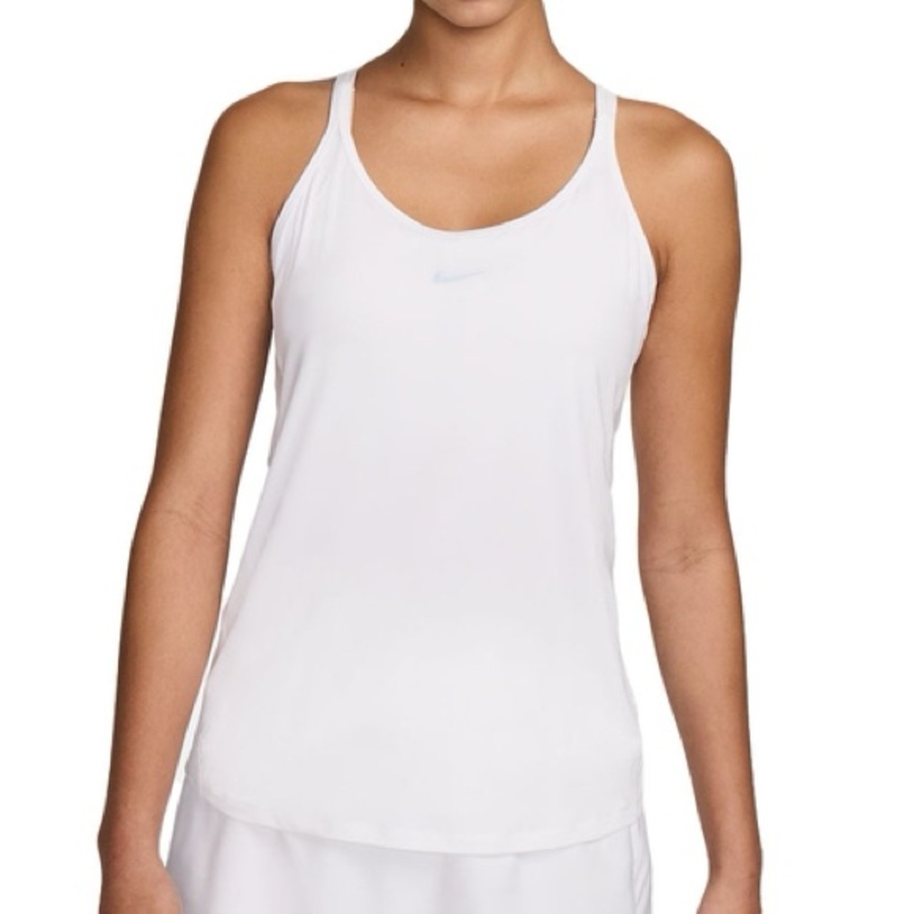 NWT Nike One Classic Dri-FIT Strappy Tank Top White XXL 2XL